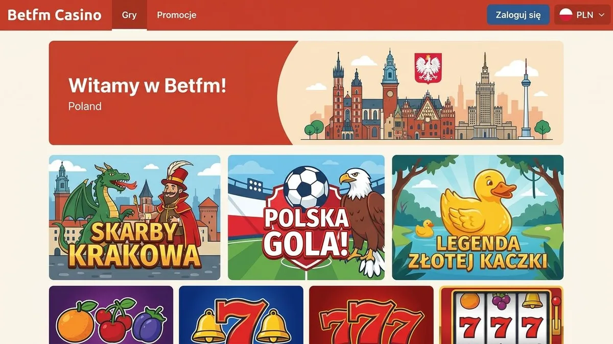 Gry kasynowe Betfm